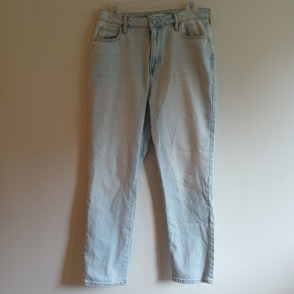 Pacsun Mom Jeans Light Wash Size 28 Straight Leg 100% Cotton